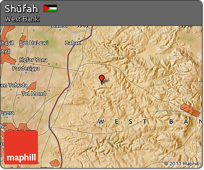 Satellite Map of Shūfah