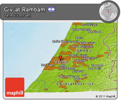 Physical Panoramic Map of Giv`at Rambam