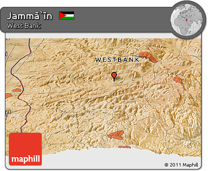 Satellite Panoramic Map of Jammā`īn