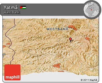 Satellite Panoramic Map of Yatmā