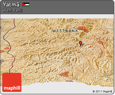 Satellite Panoramic Map of Yatmā