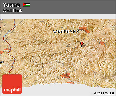 Satellite Panoramic Map of Yatmā