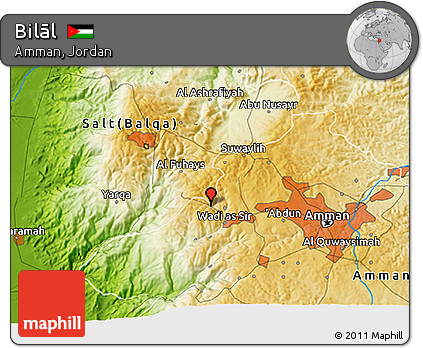 Physical 3D Map of Bilāl