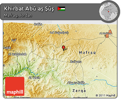 Physical 3D Map of Khirbat Abū Aş Şūş