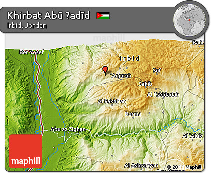 Physical 3D Map of Khirbat Abū Ḩadīd