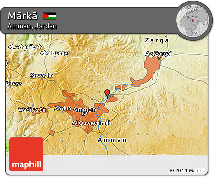 Physical 3D Map of Mārkā