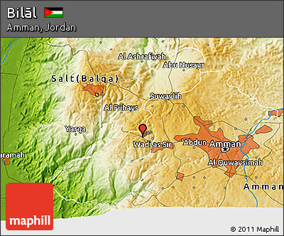 Physical 3D Map of Bilāl