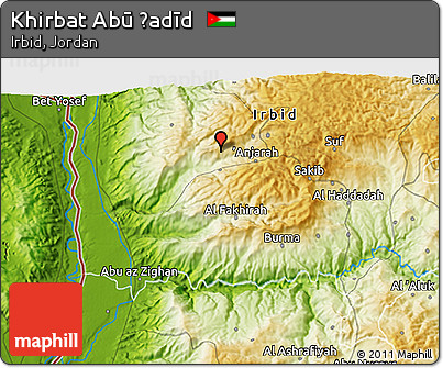 Physical 3D Map of Khirbat Abū Ḩadīd