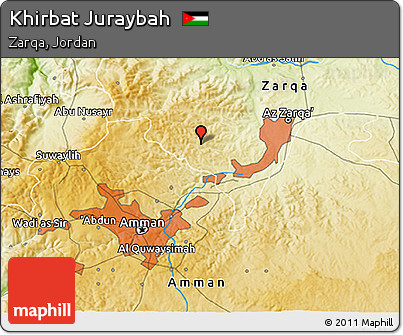 Physical 3D Map of Khirbat Juraybah