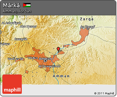 Physical 3D Map of Mārkā