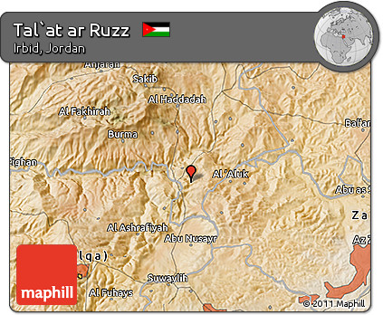 Satellite 3D Map of Tal`at Ar Ruzz