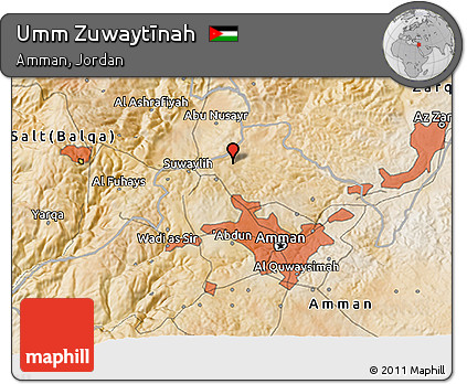Satellite 3D Map of Umm Zuwaytīnah