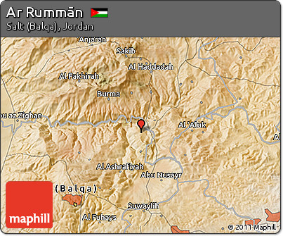 Satellite 3D Map of Ar Rummān