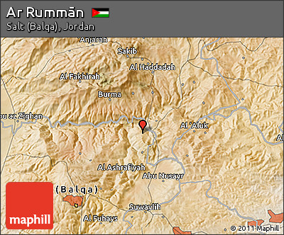 Satellite 3D Map of Ar Rummān