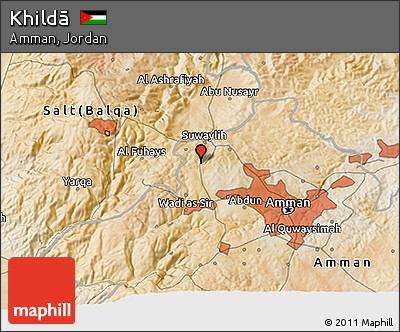 Satellite 3D Map of Khildā