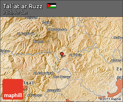 Satellite 3D Map of Tal`at Ar Ruzz