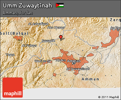 Satellite 3D Map of Umm Zuwaytīnah