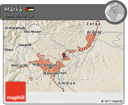 Shaded Relief 3D Map of Mārkā