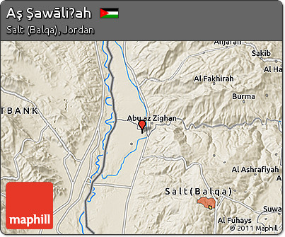 Shaded Relief 3D Map of Aş Şawāliḩah