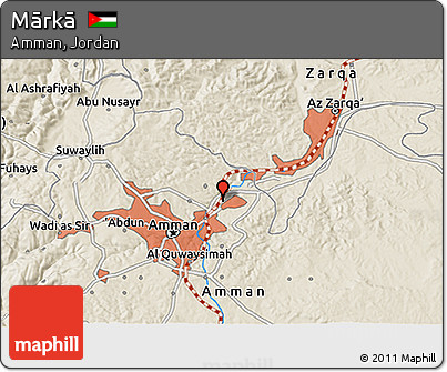Shaded Relief 3D Map of Mārkā