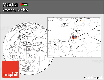 Blank Location Map of Mārkā