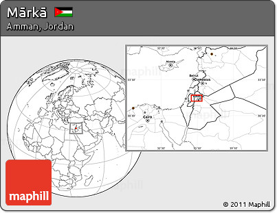 Blank Location Map of Mārkā