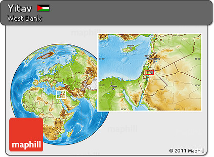Physical Location Map of Yitav