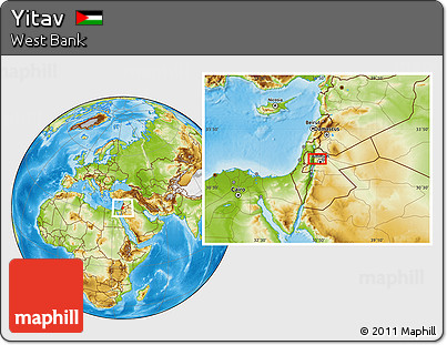 Physical Location Map of Yitav