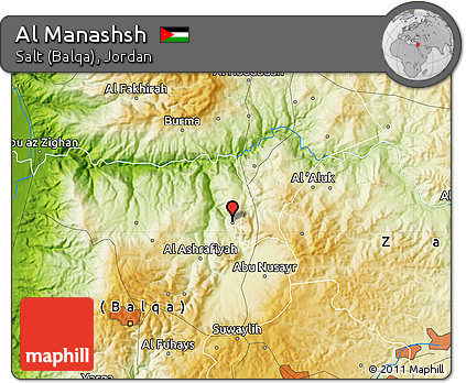 Physical Map of Al Manashsh