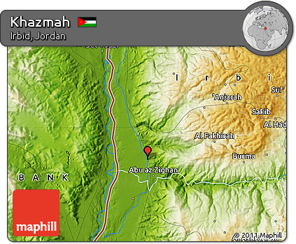 Physical Map of Khazmah