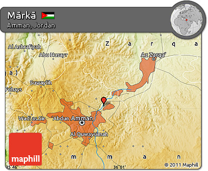 Physical Map of Mārkā
