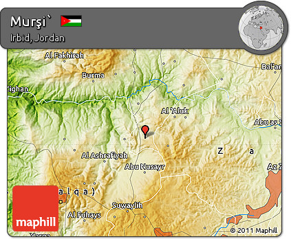 Physical Map of Murşi`