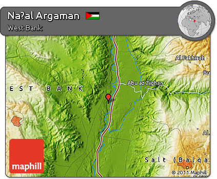 Physical Map of Naẖal Argaman