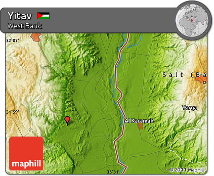 Physical Map of Yitav