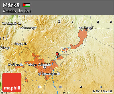 Physical Map of Mārkā