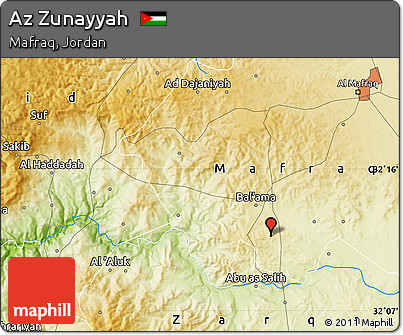 Physical Map of Az Zunayyah