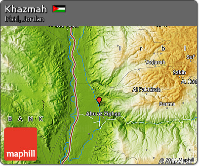 Physical Map of Khazmah