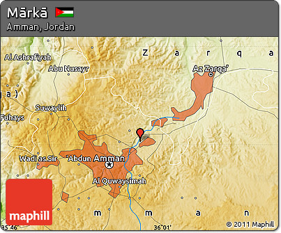Physical Map of Mārkā