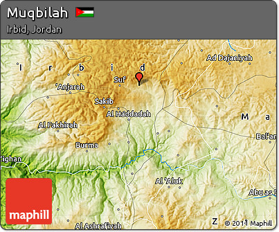 Physical Map of Muqbilah