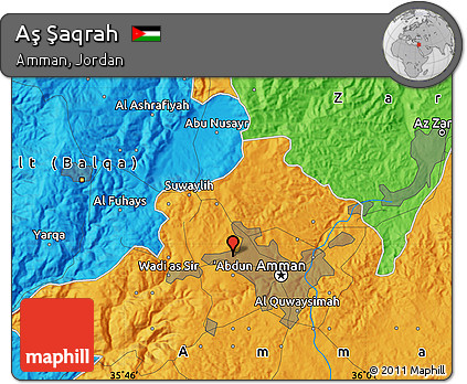 Political Map of Aş Şaqrah