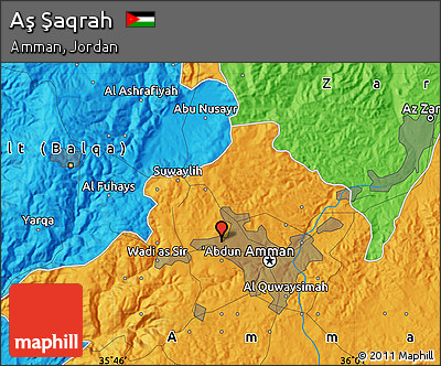 Political Map of Aş Şaqrah