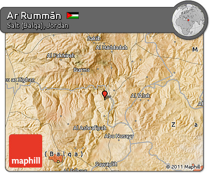 Satellite Map of Ar Rummān