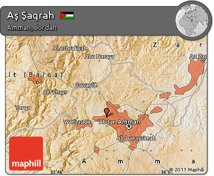 Satellite Map of Aş Şaqrah