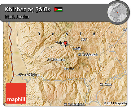 Satellite Map of Khirbat Aş Şālūs
