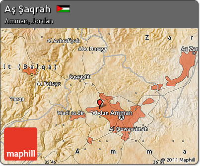 Satellite Map of Aş Şaqrah