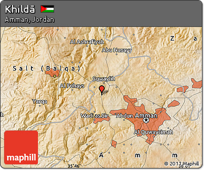 Satellite Map of Khildā
