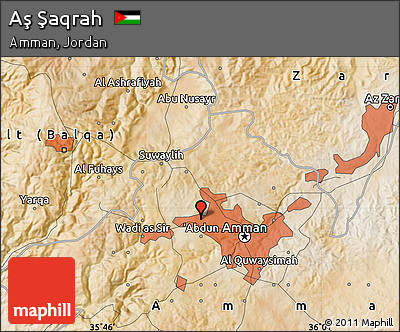 Satellite Map of Aş Şaqrah