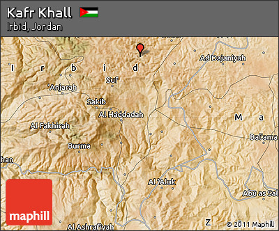 Satellite Map of Kafr Khall