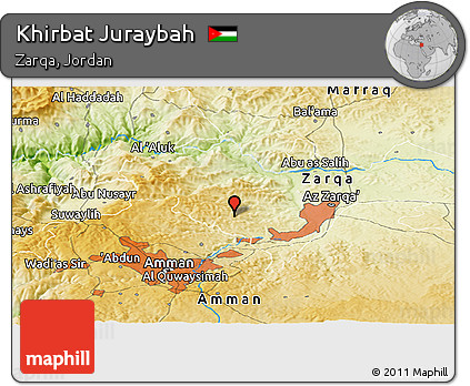 Physical Panoramic Map of Khirbat Juraybah