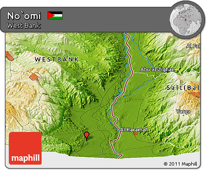 Physical Panoramic Map of No`omi